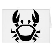 08122006 BLACK WHITE CRAB TATTOO TRIBAL GRAPHICS L (Front Horizontal)