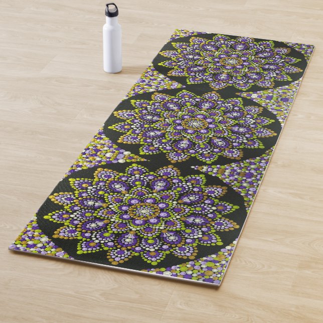 084 - Fantasia Nordica Mandala Yoga Mat (In Situ)