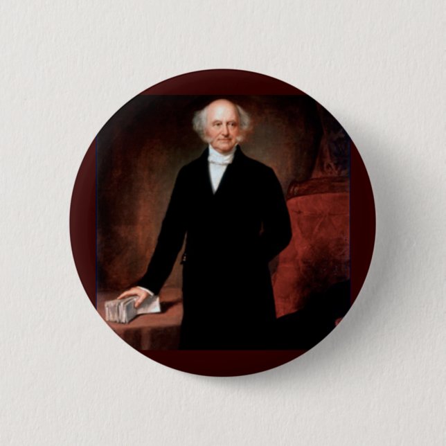08 Martin Van Buren Button (Front)