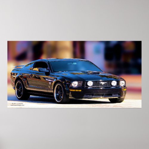 08 Mustang GT S197 POSTER