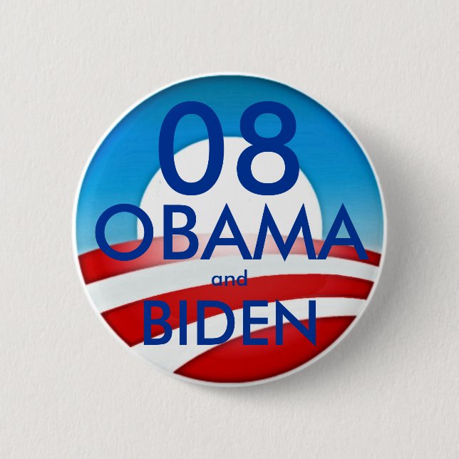08 OBAMA and BIDEN Button (Front)