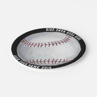 08of12 Baseball Custom Party Plate