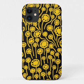 090512 Amber on Black iPhone 11 Case