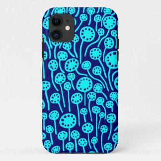 090512 Cyan and Deep Navy iPhone 11 Case