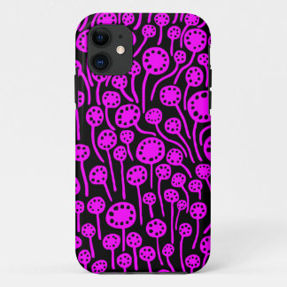 090512 Magenta on Black.pdf iPhone 11 Case