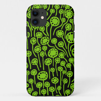 090512 Martian Green on Black iPhone 11 Case