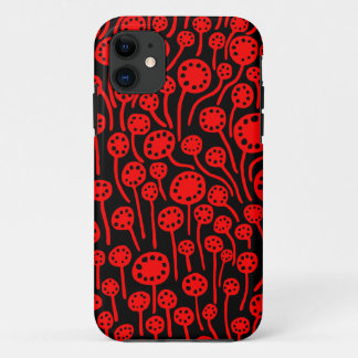 090512 Red on Black iPhone 11 Case