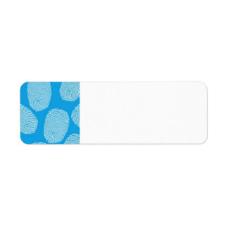 090906-investigation BLUE FINGERPRINTS DETECTIVE Label