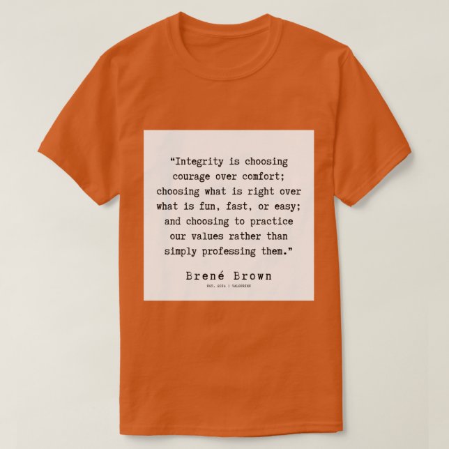 0909BreneBrown Quote  T-Shirt (Design Front)