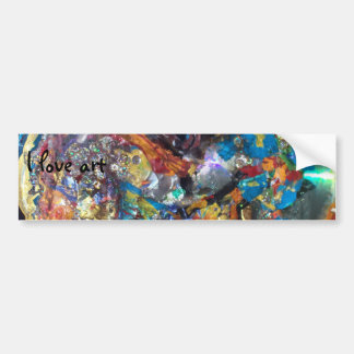 091708#2 216, I love art Bumper Sticker