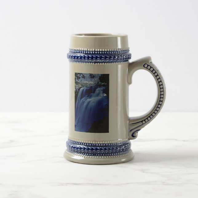 092408-1BS   BRANDYWINE BLUE BEER STEIN (Right)