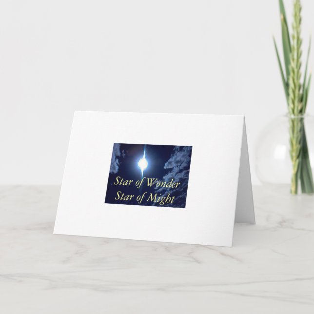 0925081441, Star of Wonder Star of Might Holiday Card (Front)