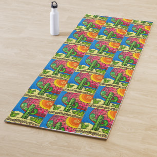 096 - Desert Giant Pattern Yoga Mat