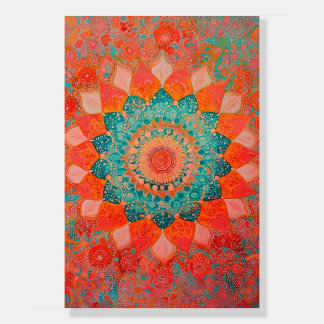 097 Mandala, Vibrant Fusion Foam Board