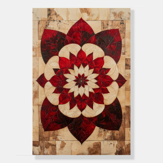 098 Mandala, Timeless Elegance Foam Board