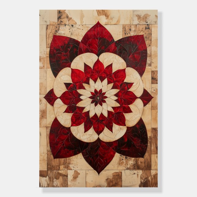 098 Mandala, Timeless Elegance Foam Board (Front)