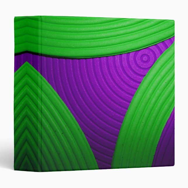 09 Green & Purple 1.5" Avery Binder (Front/Spine)