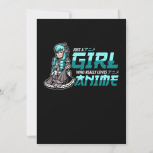 09.Just A Girl Who Really Loves Anime Save The Date