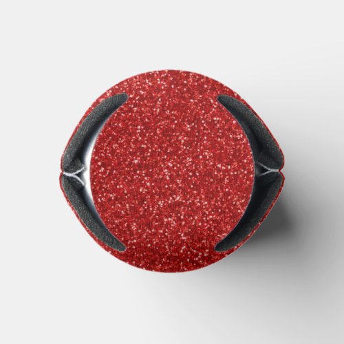 09 Red Glitter Print Glimmer Sparkles Can Cooler