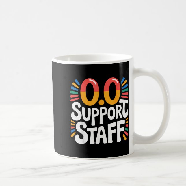 0.0 Suprt Staff Marathon Cheer Squad -  Coffee Mug (Right)