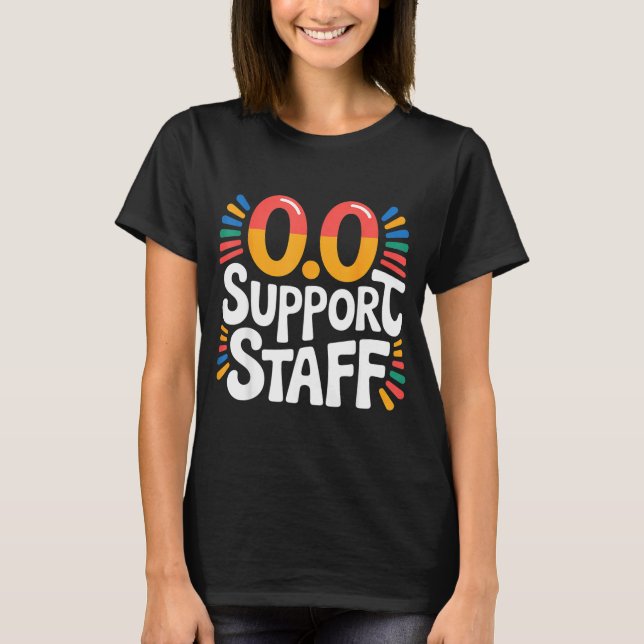 0.0 Suprt Staff Marathon Cheer Squad -  T-Shirt (Front)