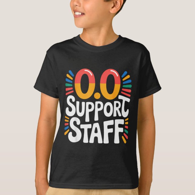 0.0 Suprt Staff Marathon Cheer Squad -  T-Shirt (Front)