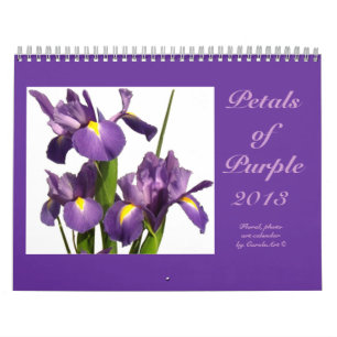 0 2013 "Petals of Purple" Calendar