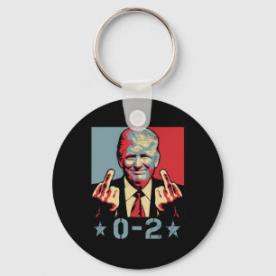 0 2 Funny Trump 2024 Trump 2024 Win Victory Winner Keychain