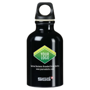 0.3L Small Black Water Bottle with Custom Logo