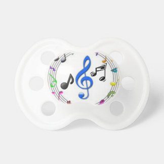 0-6 months Pacifier Music Symbols