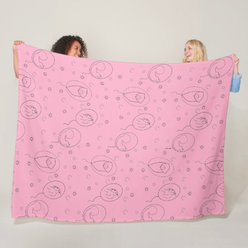 0_6m _ Babygirl _ Pink _Kriyas Collection Fleece Blanket