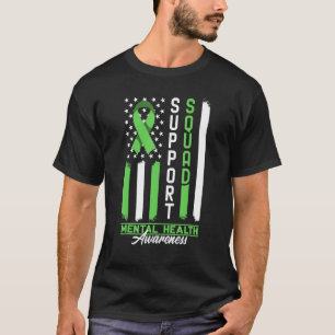 0 Awareness I Support Squad I Depression & Mental  T-Shirt