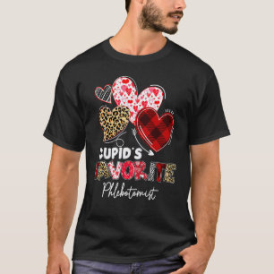 0 Cupid's Favorite Phlebotomist Valentine Phleboto T-Shirt