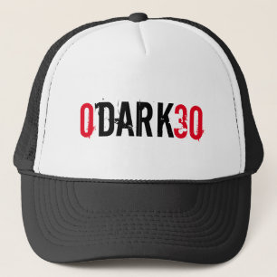 0 dark 30 zero dark thirty trucker hat