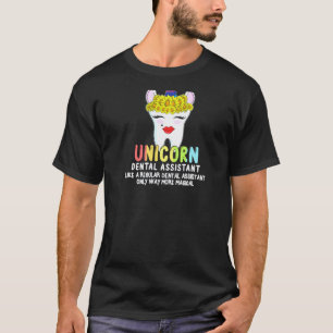 0 Dental Assistant Unicorn Decor Unicorn Dentistry T-Shirt
