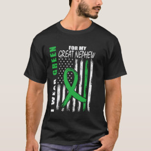 0 Green For My Great Nephew Cerebral Palsy Awarene T-Shirt