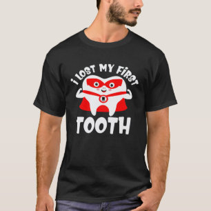 0 I Lost My First Tooth Kids Dentist Baby Teeth Gr T-Shirt