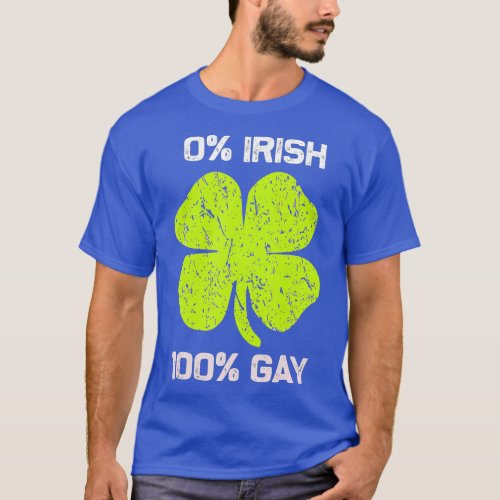 0 Irish 100 Gay Funny St Saint Patricks Day  T_Shirt