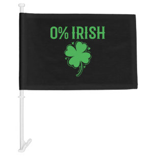 0 Irish St. Patricks Day Car Flag