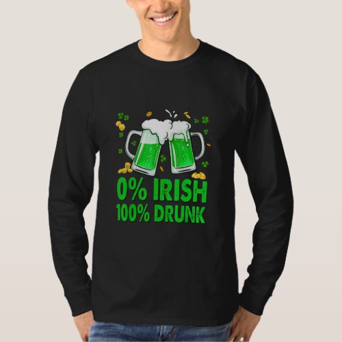 0 Irish  With Funny Face  T_Shirt