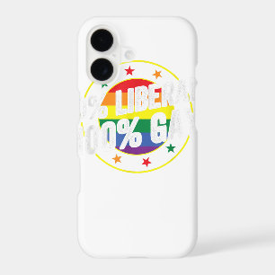 0 Liberal 100 Gay LGBT Design for Conservatives iPhone 17 Case