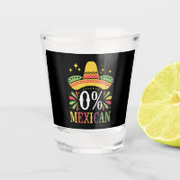 0% Mexican Zero Percent Funny Cinco De Mayo
