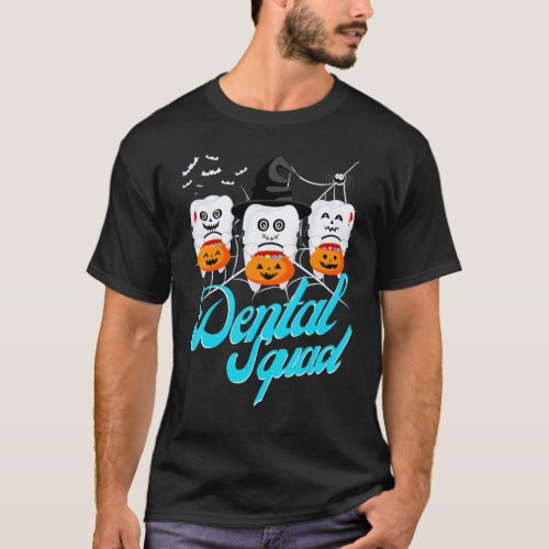 0 Molar Spooky Selfie Dentist Halloween Graduation T-Shirt