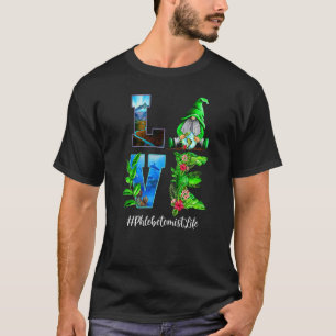 0 Phlebotomist Love World Earth Day Gnomes T-Shirt