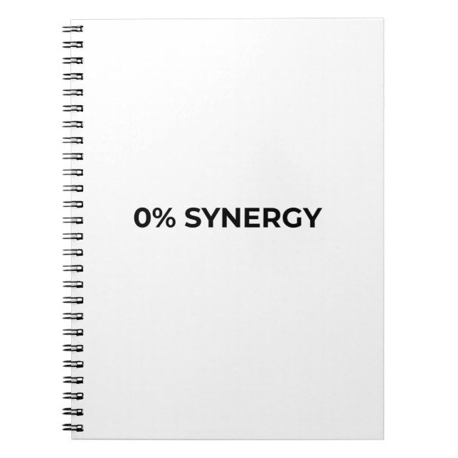0% Synergy Minimalist Professional Notebook (Front)