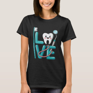 0 Teeth Dentist Dental Hygienist Orthodontics T-Shirt