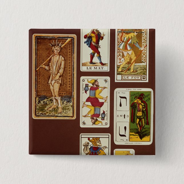 0 The Fool Pinback Button (Front)