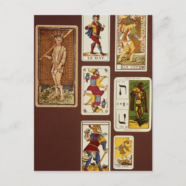 0 The Fool Postcard (Front)