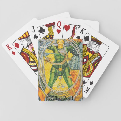 0 The Fool _ Thoth Tarot _ playing cards