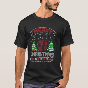 0 Xmas Tree Lighting Men Women Phlebotomist Ugly C T-Shirt